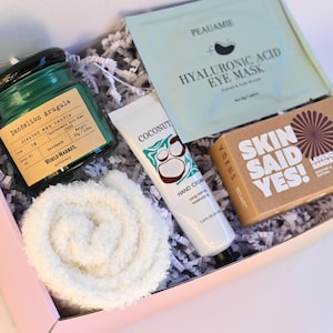 Thank You Gift Box For Friend, Thank You Gift Basket, Thank You Gifts for Women, Hygge Gift, Coworker Spa Gift Basket, Self Care Gift Box