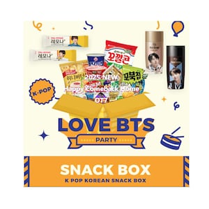 BTS Care Korean Snack Gift Box 12th Anniversary 2025