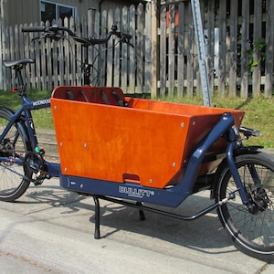 Bullitt Cargo Bike Kid Box Plans: PDF/DXF Technical Drawing
