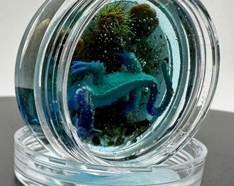 Nessie Pocket Cryptids Handmade Diorama Cryptid Craftwork; Loch Ness Monster