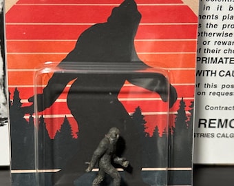 Sasquatch Miniature Figure: Bigfoot, Yeti, Cryptid Craftwork