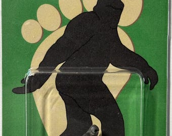 Bigfoot Retro Miniature Figure: Sasquatch, Yeti, Cryptid Craftwork
