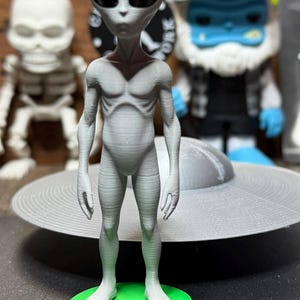 その他 Grey type Alien figure modeled object Grey Aliens ION Model -A24-003