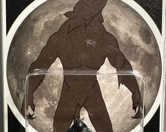 Black Werewolf Retro Miniature Figure: Cryptid Craftwork, Lycan