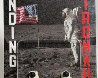 Lunar Landing Astronauts x2 NASA Custom gekaarde miniatuurfiguren: Cryptid Craftwork