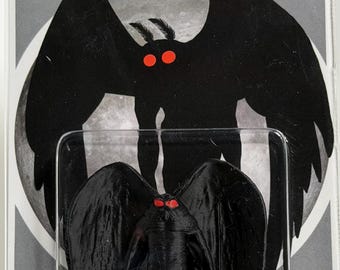 Mothman Retro miniatuurfiguur van 2": Cryptid Craftwork