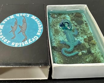 Nessie Matchbox Cryptids Handmade Diorama Cryptid Craftwork; Loch Ness Monster