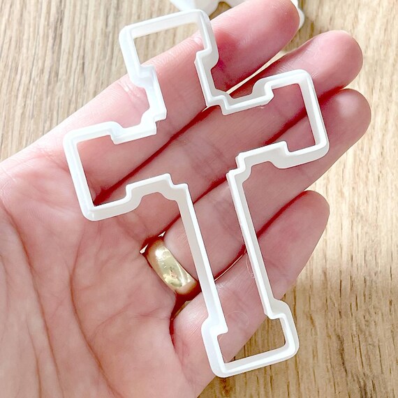 Juego De Cortadores De Galletas Con Forma De Cruz, Temática Religiosa, Fabricado En EE.UU.