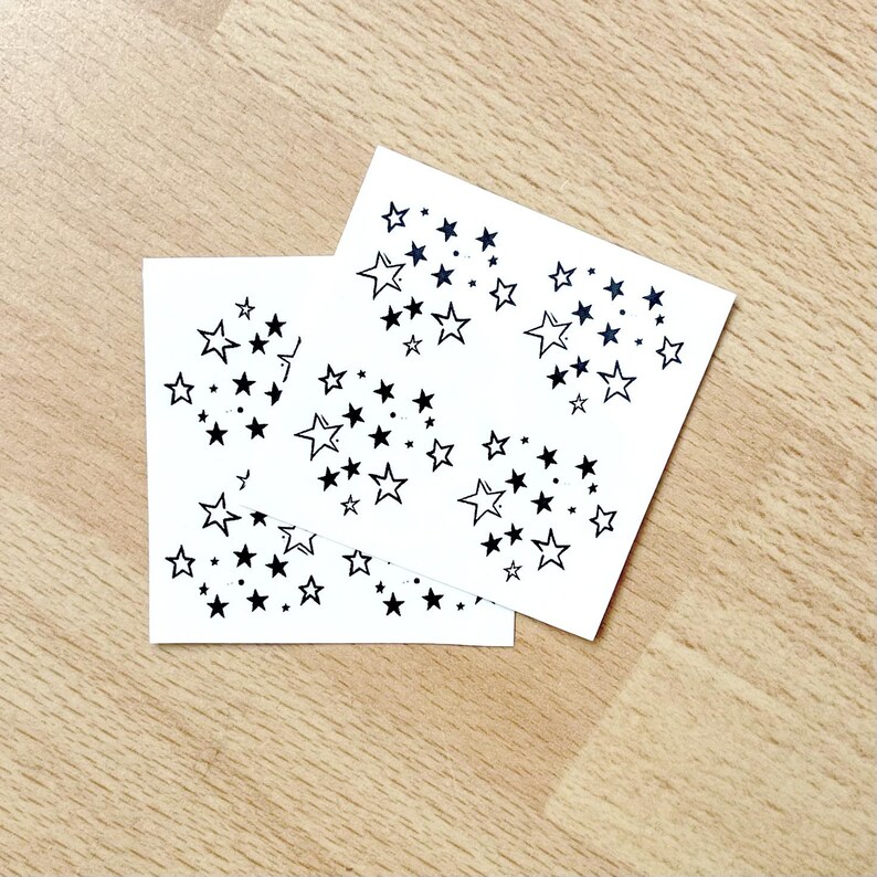 Temporary Tattoo Sheet Stars, Star Tattoos, Tiny Tattoos, Stars Tiny ...