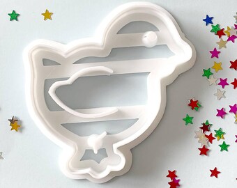 Chicken Cookie Cutter: 3D Printed PLA, Easter Baking
