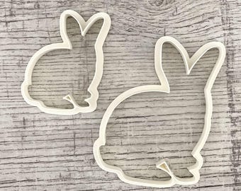 Rabbit Cookie Cutter, Bunny Fondant, Set of 5 (5-11 cm)