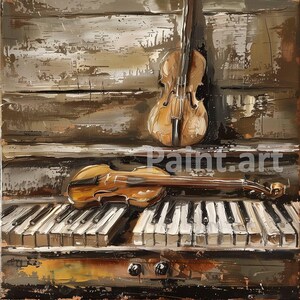 Violin and Piano Wall Art - Etsy