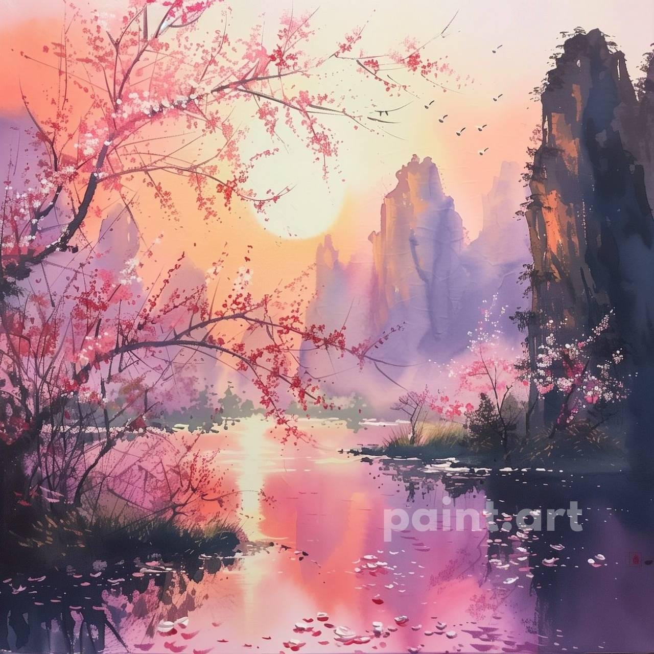 アラジン＆ジャスミン【Sunset Romance】サンセットロマンス　セル画 il_fullxfull.6328765745_r3ak.jpg