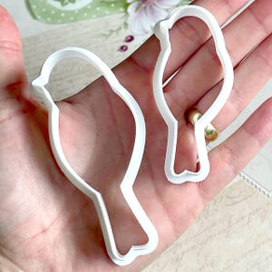 バーディー クッキー カッター、座っている鳥のカッター、クッキー カッター 5 個セット、バーディー クッキー、フォンダン、陶芸ツール、ジンジャーブレッド カッター、春のテーマ