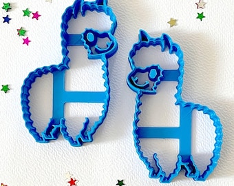 Llama Cookie Cutter, PLA Biodegradable Plastic, Animal Cutter (9x5cm)