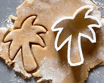 Palm Tree Cookie Cutter: Tropical Cookie, Fondant & Clay Mold
