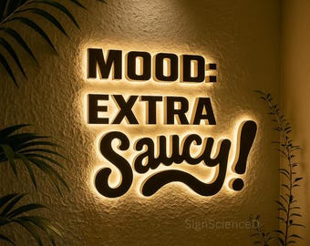 Letrero de dirección LED de metal moderno, placa personalizada con número de casa