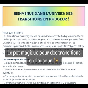 Lot de 5 Outils de Transition pour Enfants à imprimer – Facilitez le Passage d’une Activité à l’Autre !