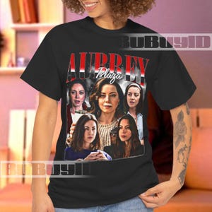 Aubrey Plaza Vintage Bootleg T-Shirt 90s Retro Graphic Tee Aesthetic Streetwear Fan Merch Rare Limited Edition gift for her