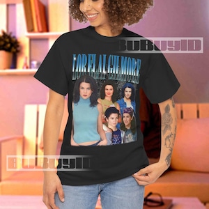 Lorelai Gilmore Vintage Bootleg T-Shirt – Retro 90s Aesthetic, Iconic TV Character, Graphic Design, Y2K Fashion, Handmade Gift for Fans