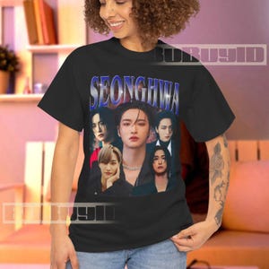 SEONGHWA Shirt, Seonghwa Vintage Shirt, Seonghwa Retro 90s Tshirt, Seonghwa Bootleg Tee, Seonghwa Sweater, Zero Fever Album gift for her
