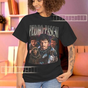 Pedro Pascal Shirt, Pedro Pascal Fan T-Shirt, Actor PEDRO PASCAL Shirt, Pedro Pascal Fans Gift, Pedro Retro 90s Tees, Pedro Shirt