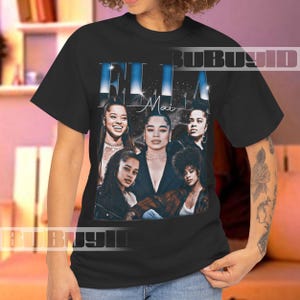 Ella Mai Vintage Bootleg Hoodie 90s Aesthetic Sweatshirt Retro Music Graphic Streetwear R&B Singer Fan Merch Gift for Ella Mai Fans