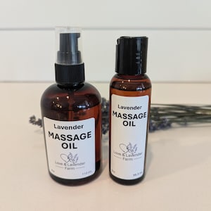 Lavender Massage Oil