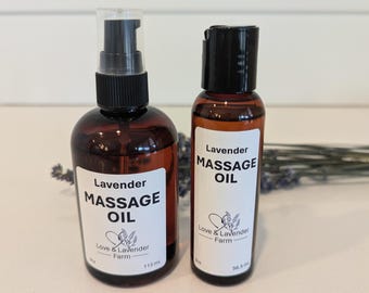 Lavender Massage Oil