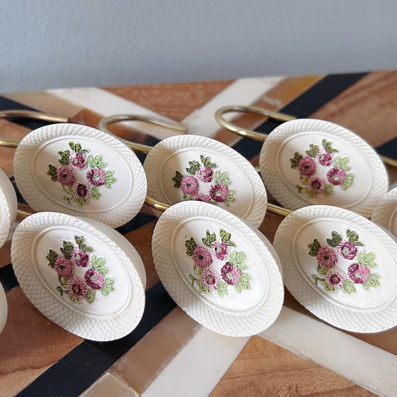 designer shower hooks