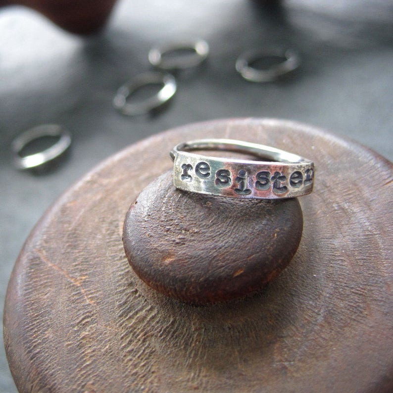 simple truths ring reSister sterling silver image 1