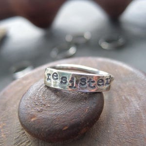 simple truths ring reSister sterling silver image 2