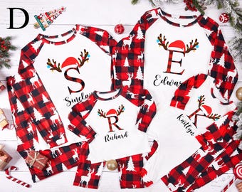 Custom Christmas Family Name 2025 Shirt, Christmas 2025 Pjs, Christmas Family Pajamas, Matching Christmas Pjs, Personalized Christmas Pjs