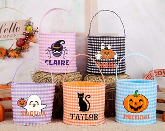トリック・オア・トリートバッグ、ハロウィントリック・オア・トリートバスケット、トリック・オア・トリートバケツ、ハロウィンキャンディバスケット、ハロウィンキャンディバッグ、ハロウィントートバッグ
