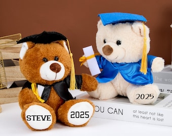 Personalized Graduation Bear 2025 Custom Grad Teddy Graduation Gift Graduation Teddy Bear Preschool Graduation Gift College Grad Gift