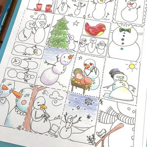 Happy Sunny Christmas Coloring Book image 2