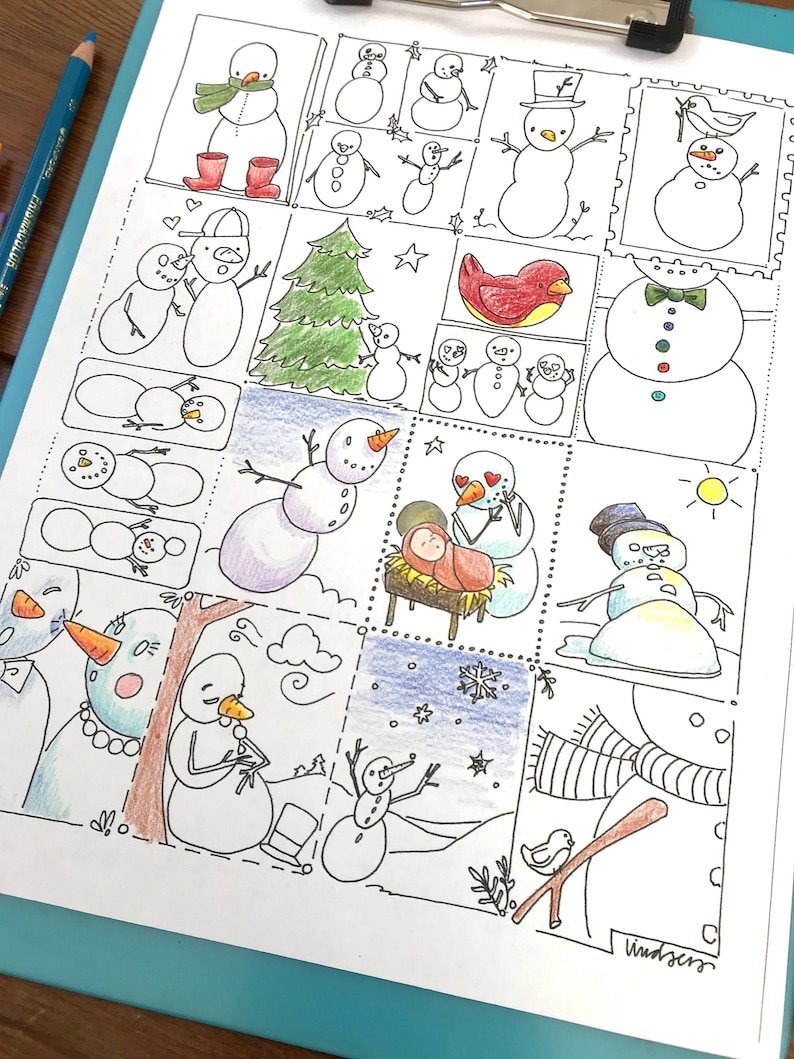 Happy Sunny Christmas Coloring Book image 2