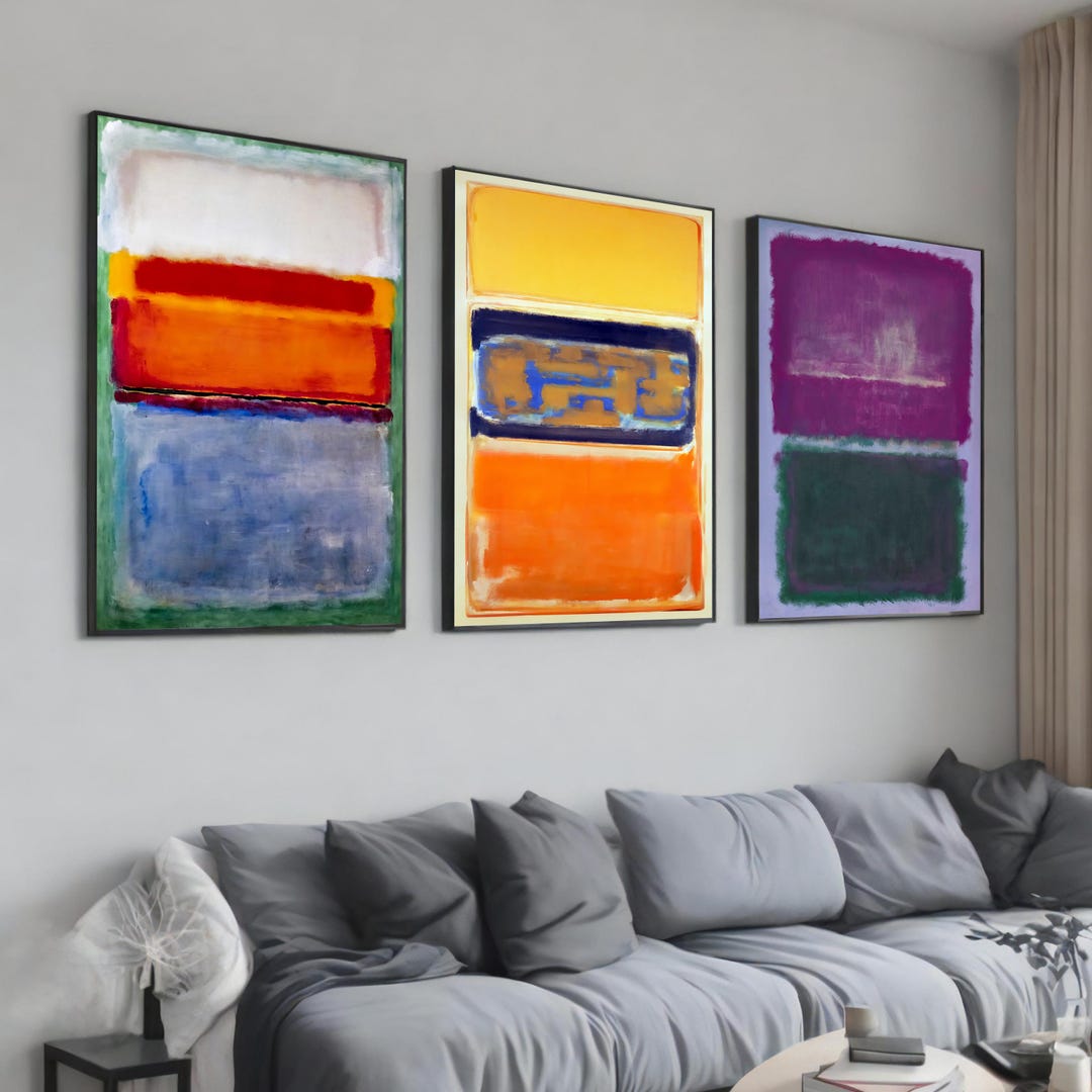 Mark Rothko Deep Color Fields Mark Rothko Canvas Print - Color Field Abstract Art - Deep Violet ...