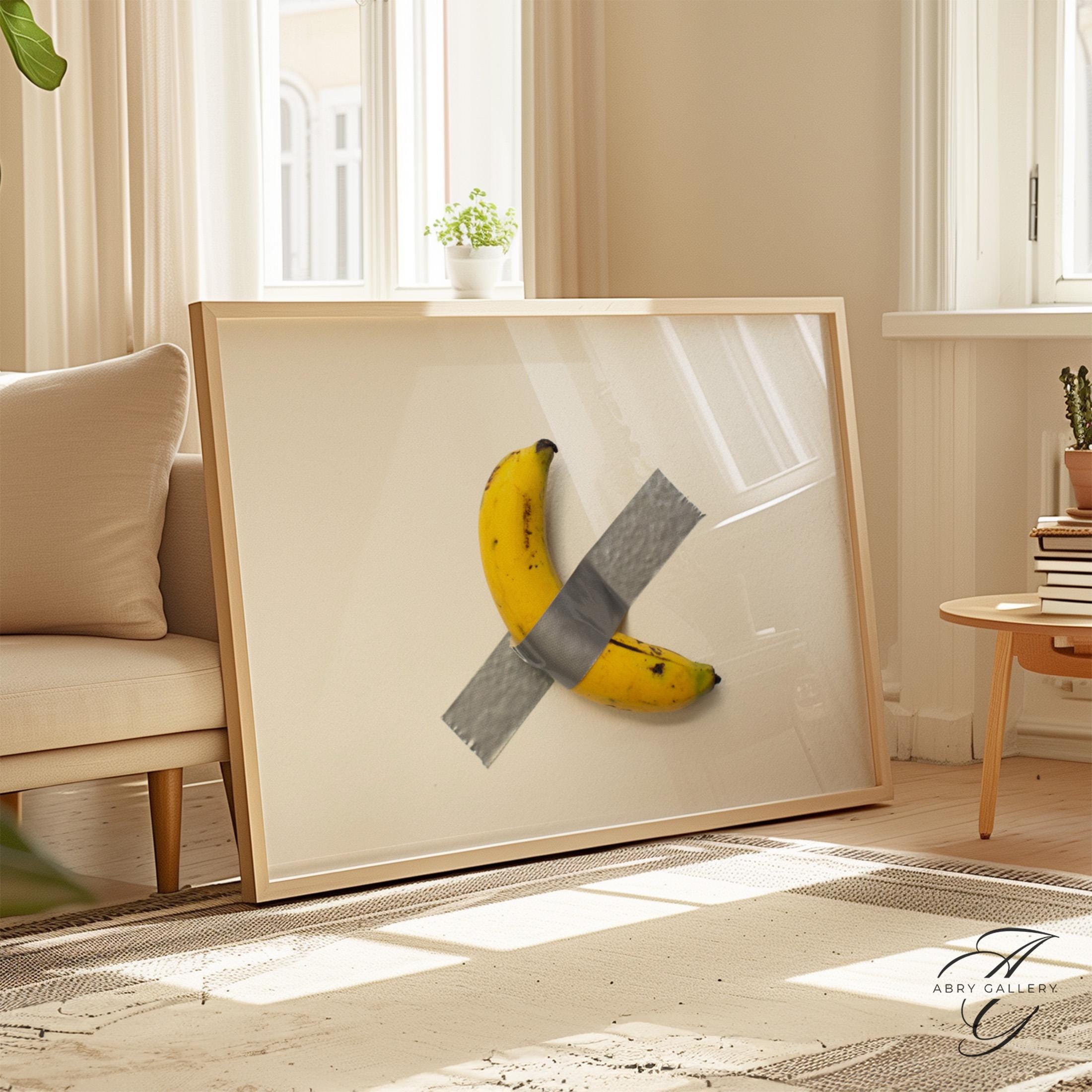 Banana Art Print: Satirical Modern Wall Decor - Etsy