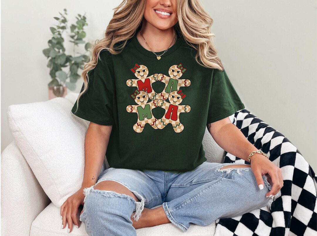Mama gingham tee