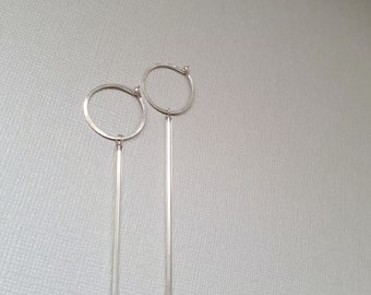 Minimalist Hoop Dangles