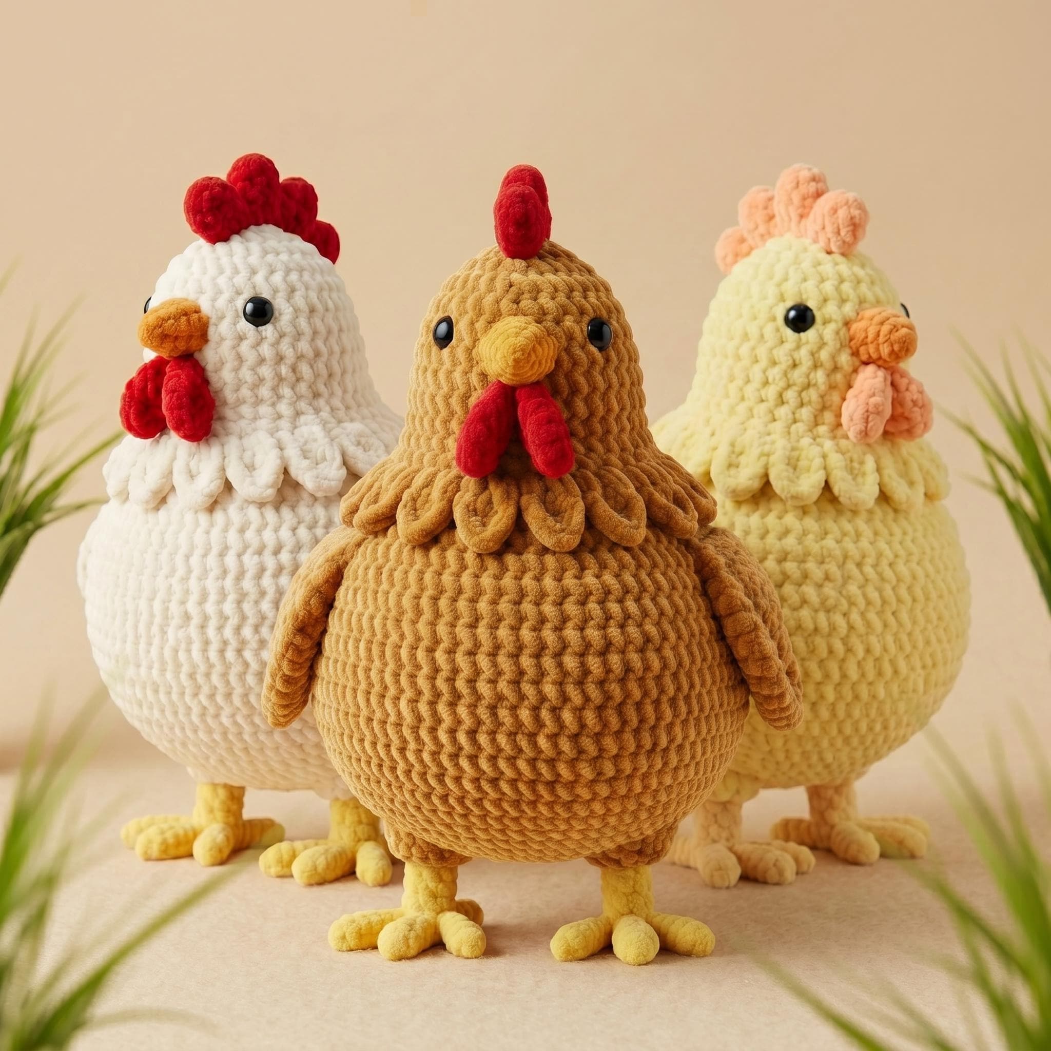 Chicken plush toy - Etsy 日本