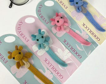 Crochet Dragon Bookmark Pattern: Amigurumi Fantasy PDF (Digital Download)