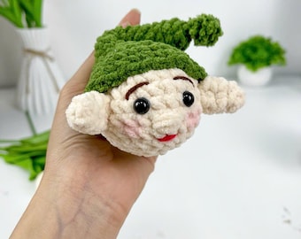 Patrón de llavero de elfo a crochet – Amigurumi ideal para principiantes (Patrón en PDF)