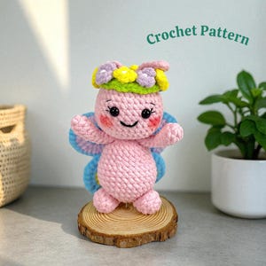 Butterfly Crochet Pattern: Amigurumi Plush Toy (PDF Pattern) Beginner Friendly