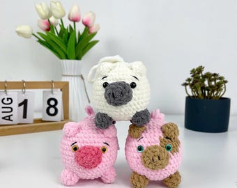 在庫整理中様 miniあみぐるみ 豚など 61TMVXGopeL._AC_UF350,