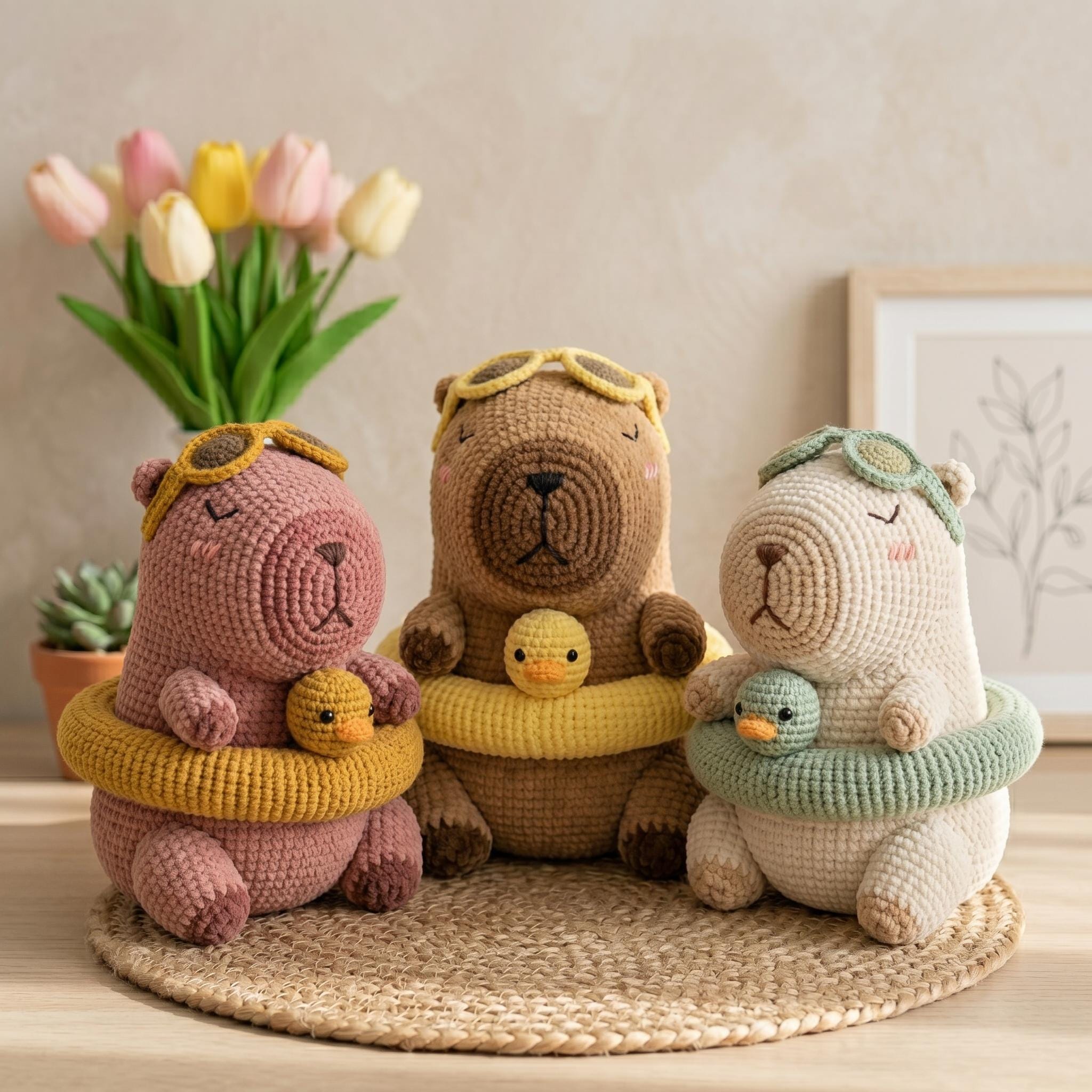 カピバラのあみぐるみ - Etsy 日本
