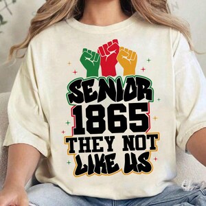 They Not Like Us png, Juneteenth Black History Month, Black Lives Matter-shirtontwerp, 1865 Afro-Amerika png, Juneteenth-kaartsublimatie