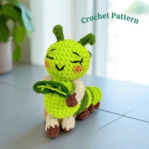 Caterpillar Crochet Pattern PDF: Beginner-Friendly Amigurumi Toy