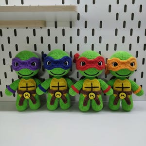 Turtle Amigurumi Crochet Pattern, Easy Beginner DIY Doll (PDF)